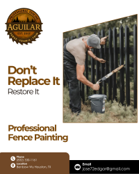 Professional Fence Painting Houston TX
