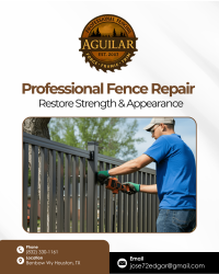 Professional Fence Repair Houston TX