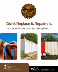 Repaint fences Houston TX